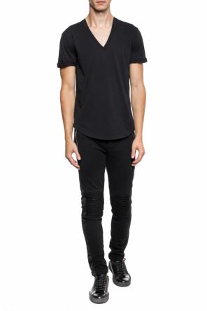 T-shirt with a v-neckline, zdjęcie 2 T-shirt with a v-neckline od Balmain